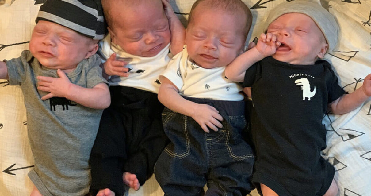 Mom Delivers Identical Quadruplets During Pandemic – And They’re Beautiful
