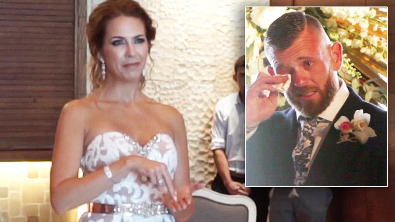 Bride secretly plans touching tribute for her deaf groom – leaves him in tears