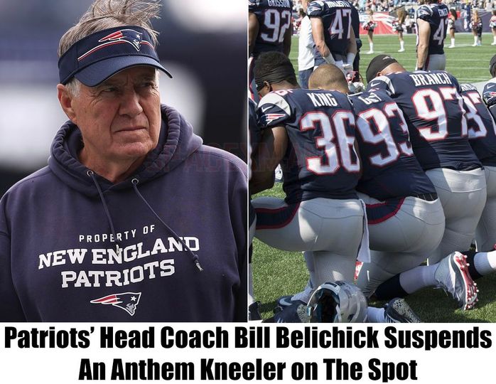 Coach Belichick Just Fired An Anthem Kneeler, ‘Not On My Field’