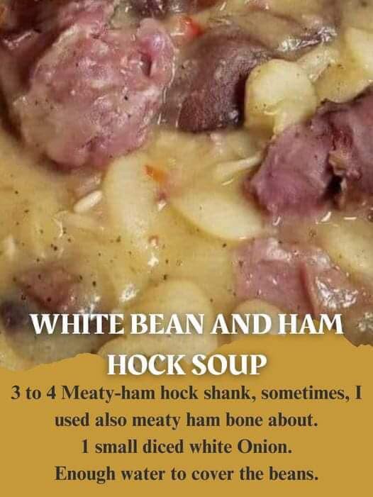 WHITE BEAN AND HAM HOCK SOUP