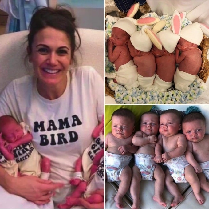 Mom Welcomes Quadruplets Without Fertility Treatment, Surprising Doctor