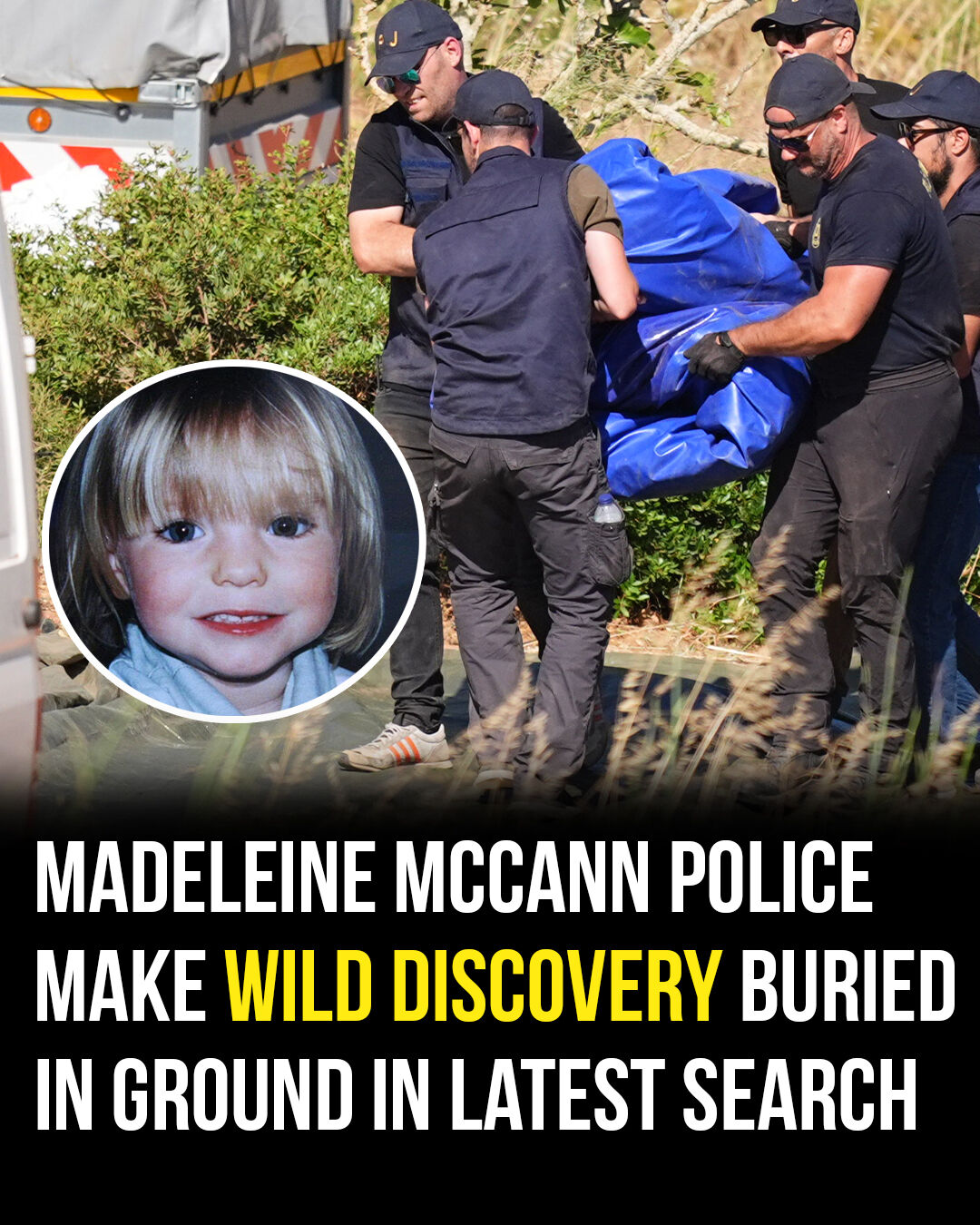 Huge Madeleine McCann update, Tiny fragments found at suspects campsite